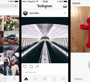 Apps: Instagram is quietly testing a black-and-white design